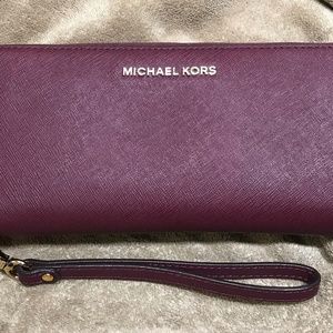 Michael Kors Saffiano Leather Continental Wallet